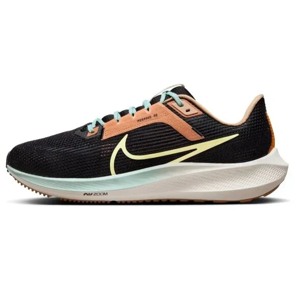 Nike Air Zoom Pegasus 40 - Men`s Running Shoes Black Brown FQ6852-081 NEW